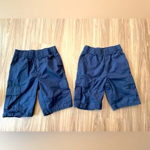 Place Boys 2 pair bundle of Navy Cargo Shorts size 10